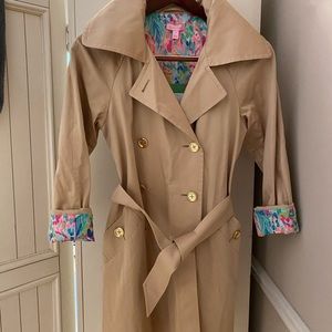 Lilly Pulitzer Trench Coat